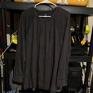 Aerie Charcoal Long Sleeve Tee